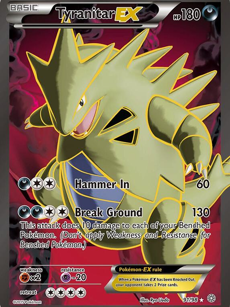 Tyranitar EX #91 1
