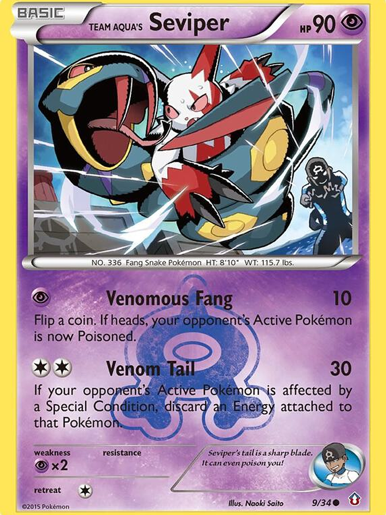 Team Aqua's Seviper #9 1