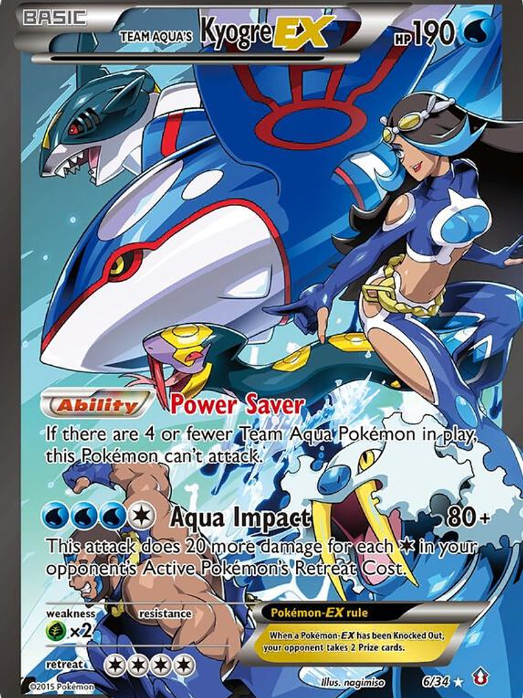 Team Aqua's Kyogre EX #6 1