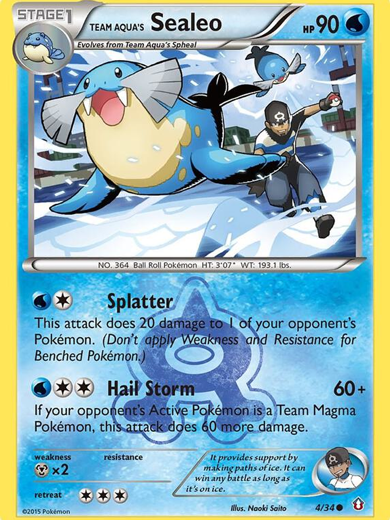 Team Aqua's Sealeo #4 1
