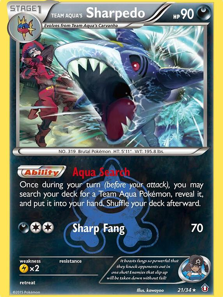 Team Aqua's Sharpedo #21 1