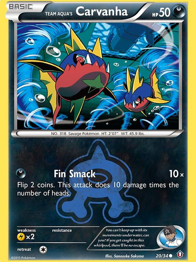 Team Aqua's Carvanha #20 1