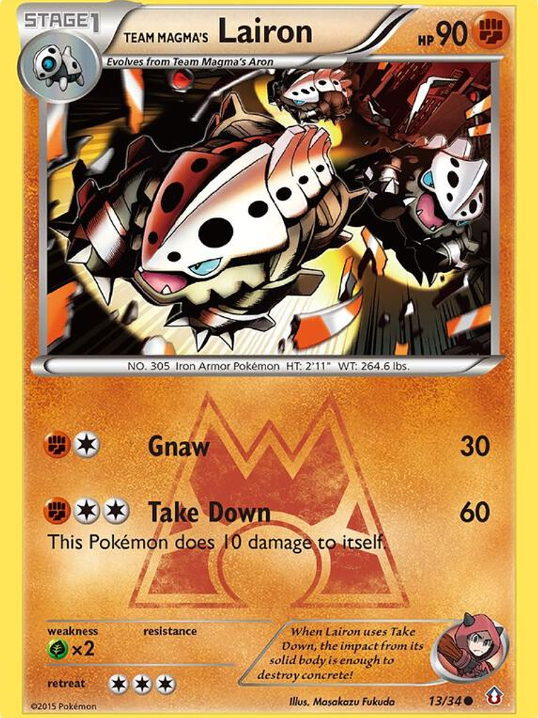 Team Magma's Lairon #13 1