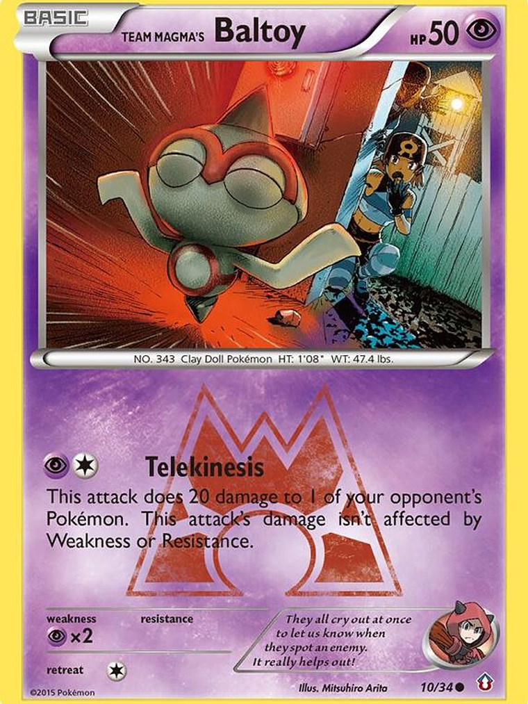 Team Magma's Baltoy #10 1
