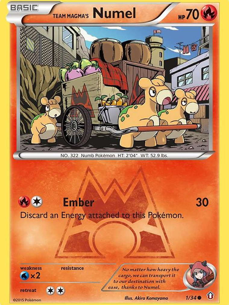 Team Magma's Numel #1 1