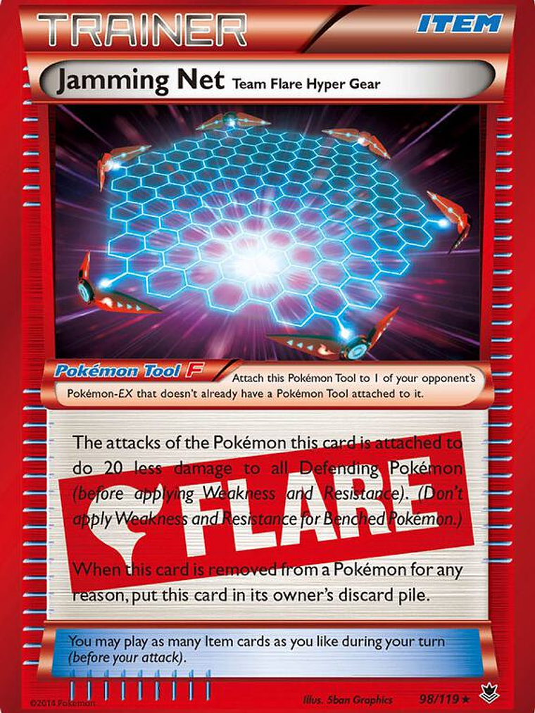 Jamming Net Team Flare Hyper Gear #98 1