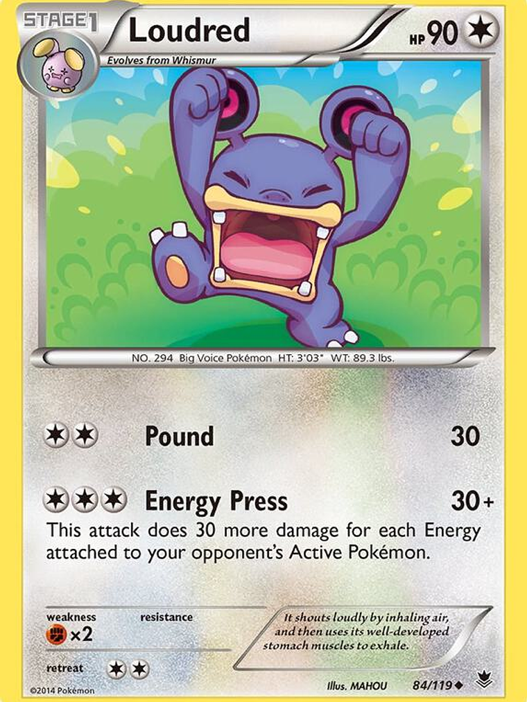 Loudred #84 1