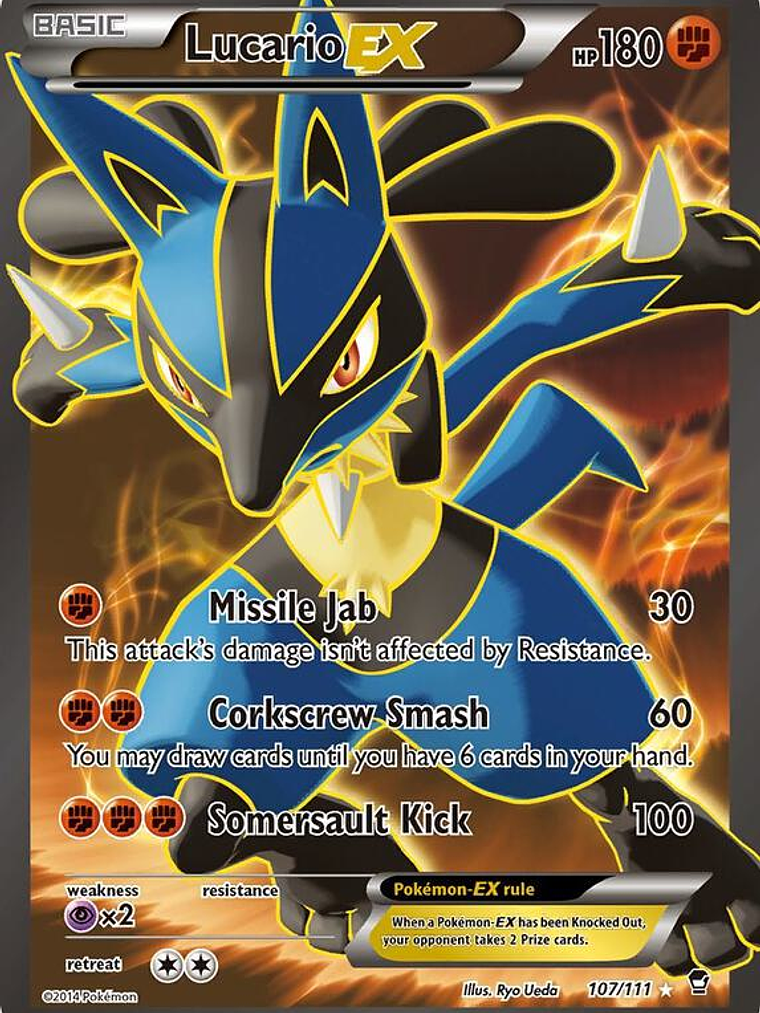 Lucario EX #107 1