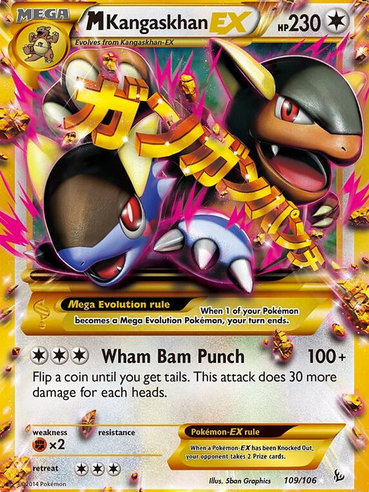 M Kangaskhan EX #109 1