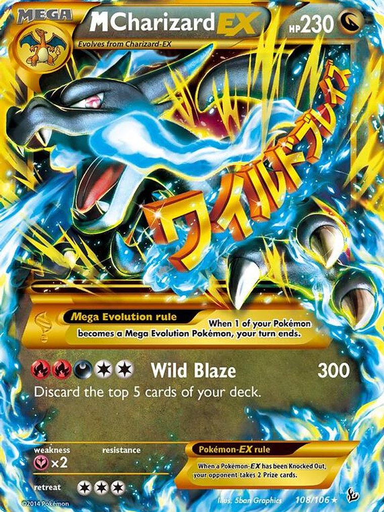 M Charizard EX #108 1