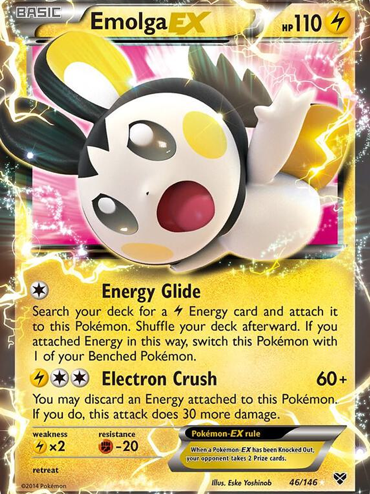 Emolga EX #46 1