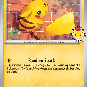 Pikachu (Pokemon Day 2026) #051