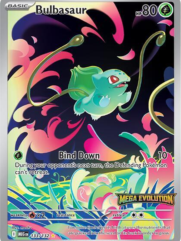Bulbasaur (Mega Evolution Stamped) #133 1