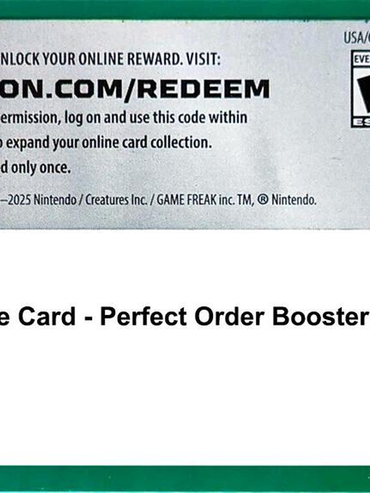 Code Card - Perfect Order Booster Pack 1