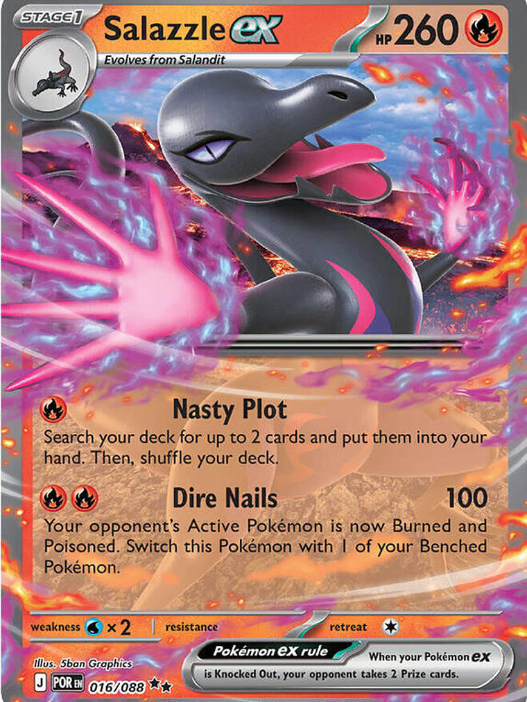 Salazzle ex #016 1