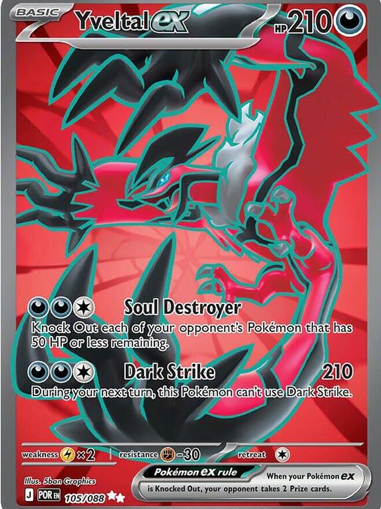 Yveltal ex #105 1