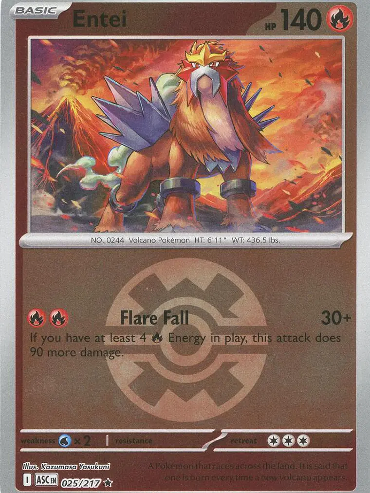 Entei #025 (Quick Ball) 1