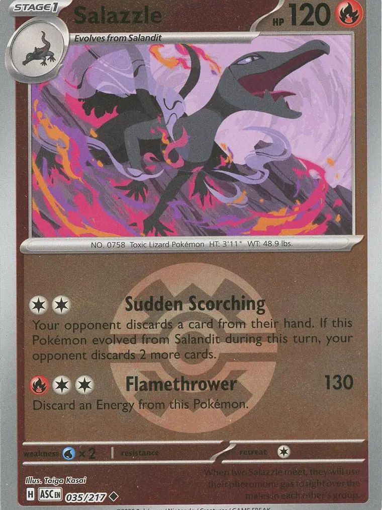 Salazzle (Quick Ball) #035 1