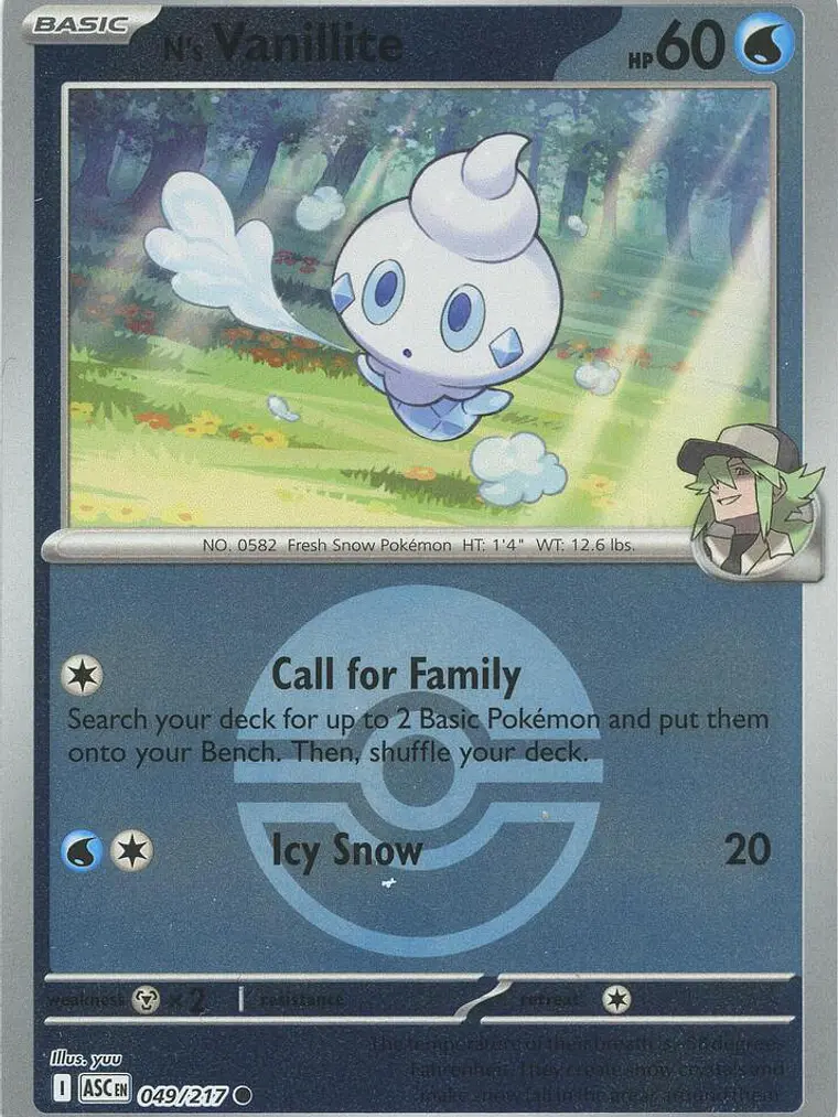 N's Vanillite (Poke Ball) #049 1