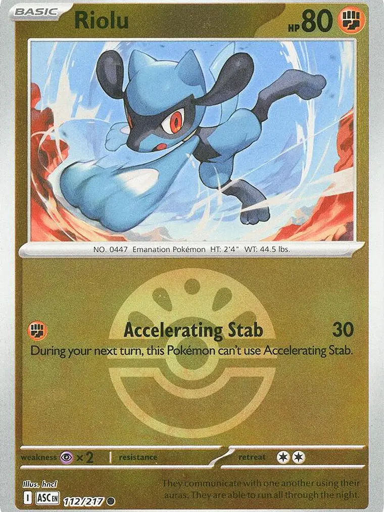 Riolu (Friend Ball) #112 1