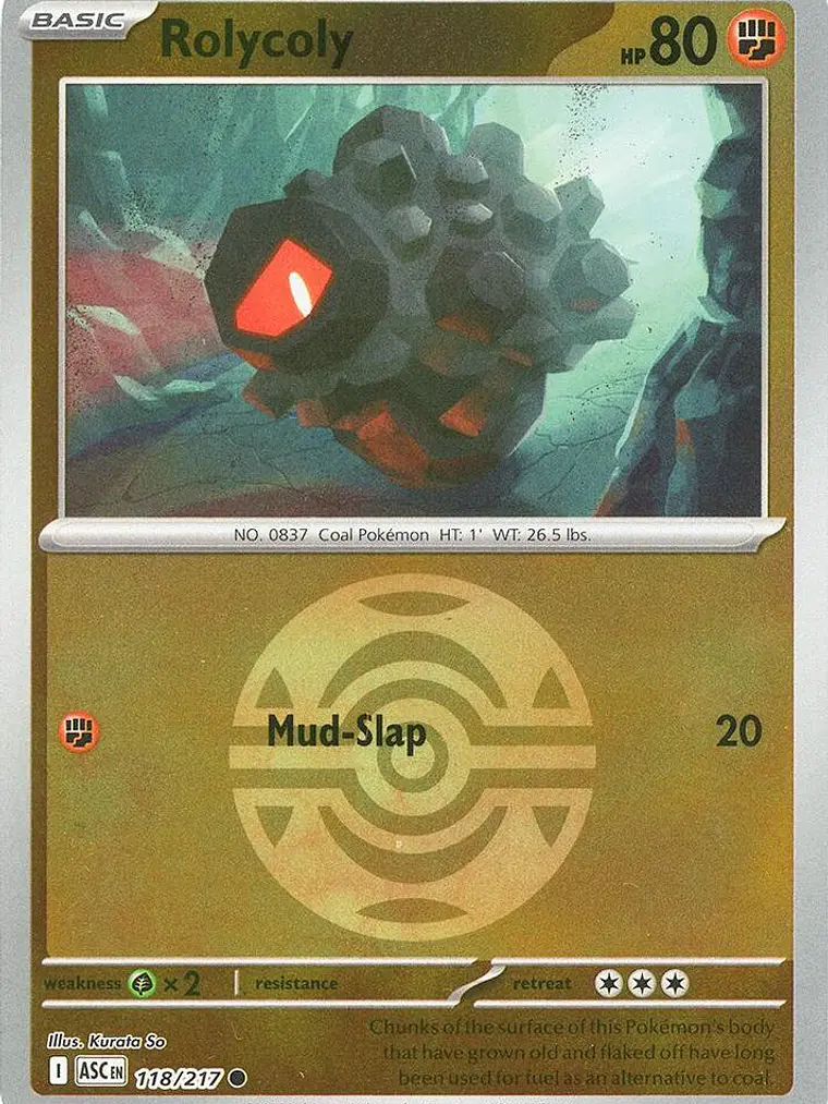 Rolycoly (Dusk Ball Pattern) #118 1