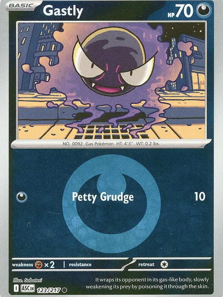 Gastly (Energy Symbol Pattern) #123 1