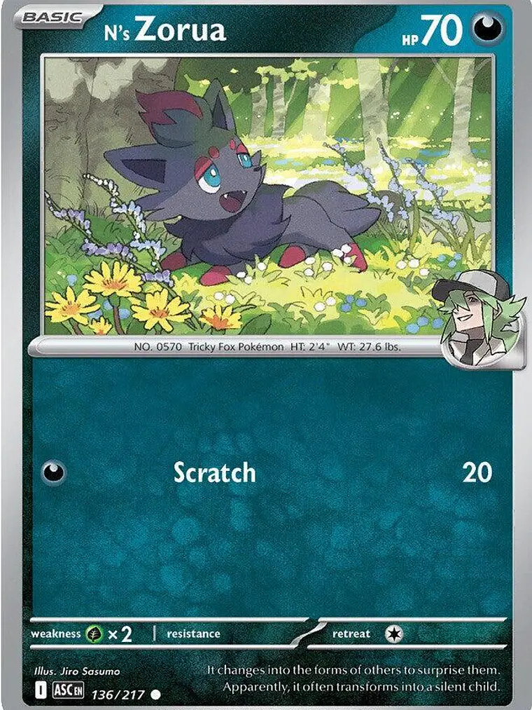 N's Zorua (Poke Ball) #136 1