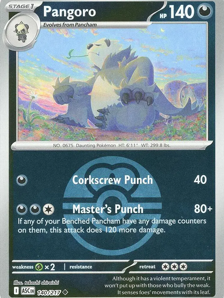 Pangoro (Love Ball) #140 1