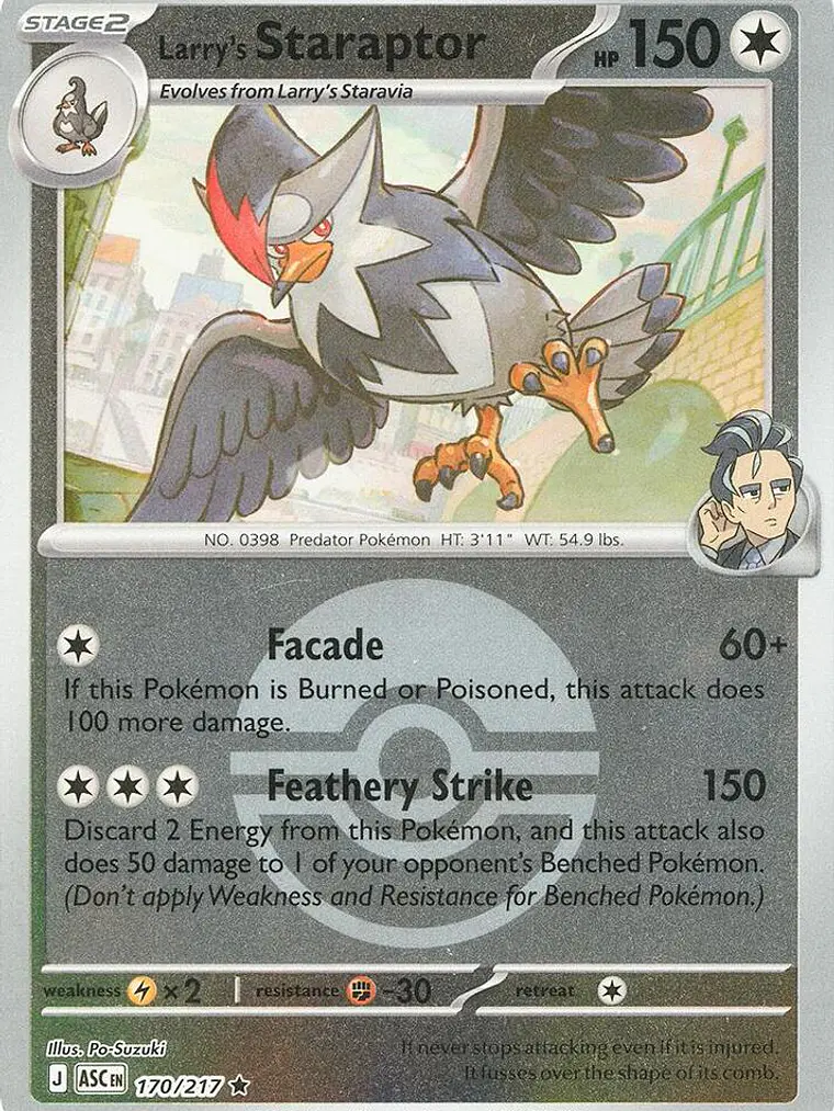 Larry's Staraptor (Poke Ball) #170 1