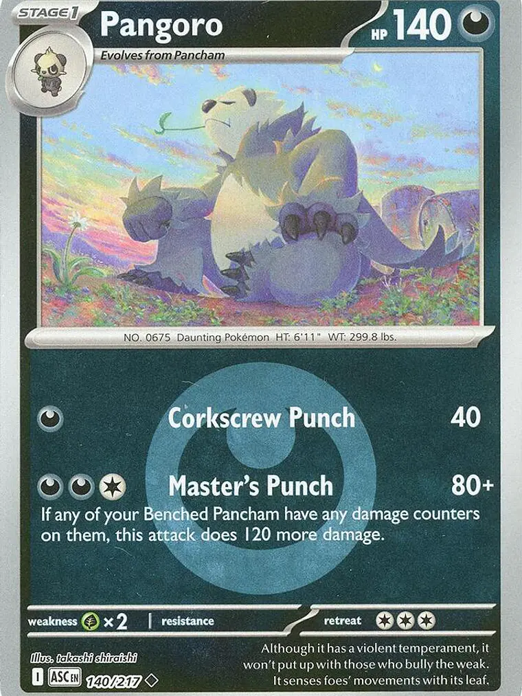 Pangoro (Energy Symbol Pattern) #140 1