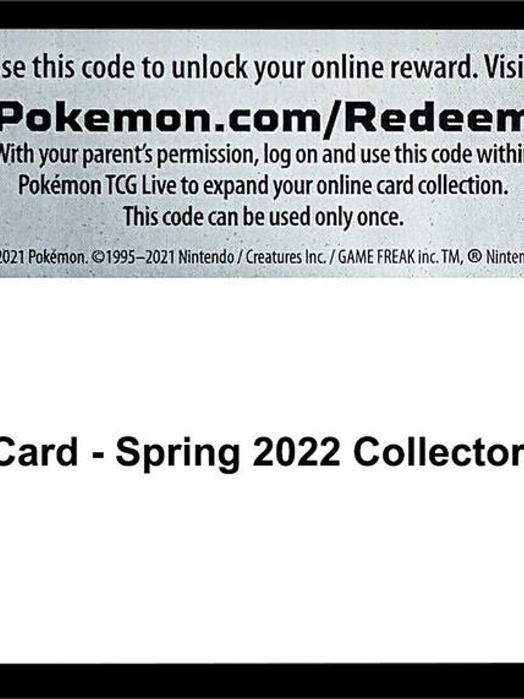 Code Card - Spring 2022 Collector Chest 1