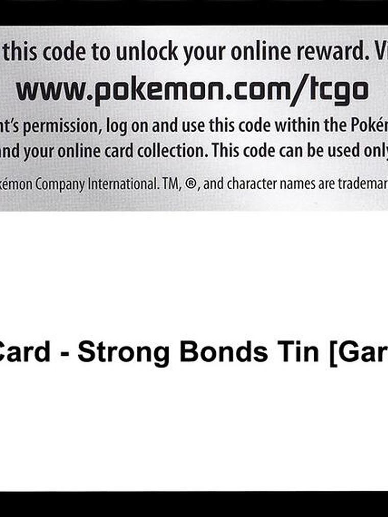 Code Card - Strong Bonds Tin [Gardevoir] 1