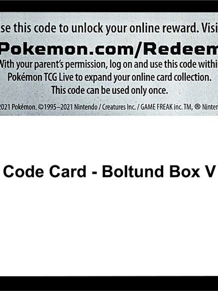 Code Card - Boltund Box V 1