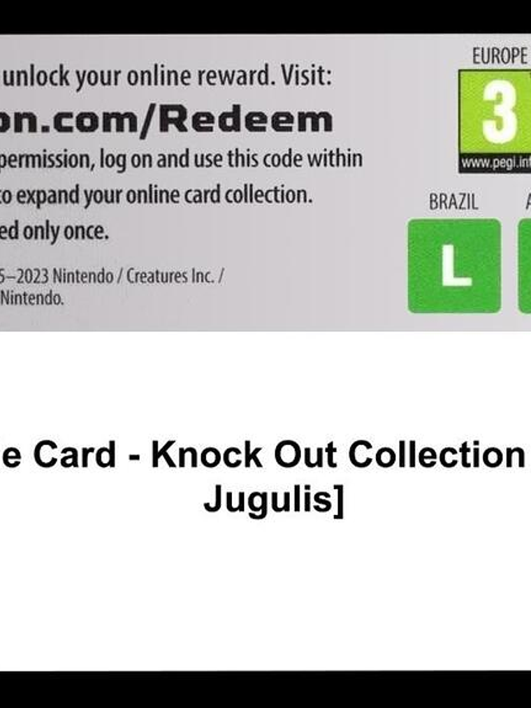 Code Card - Knock Out Collection [Iron Jugulis] 1