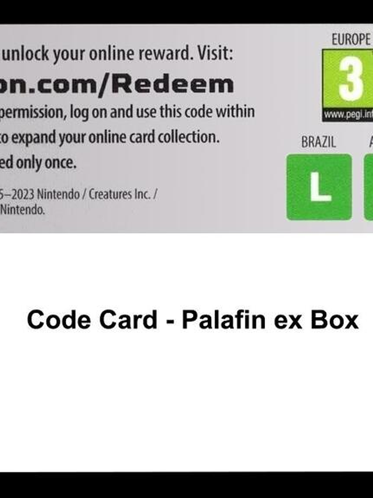 Code Card - Palafin ex Box 1