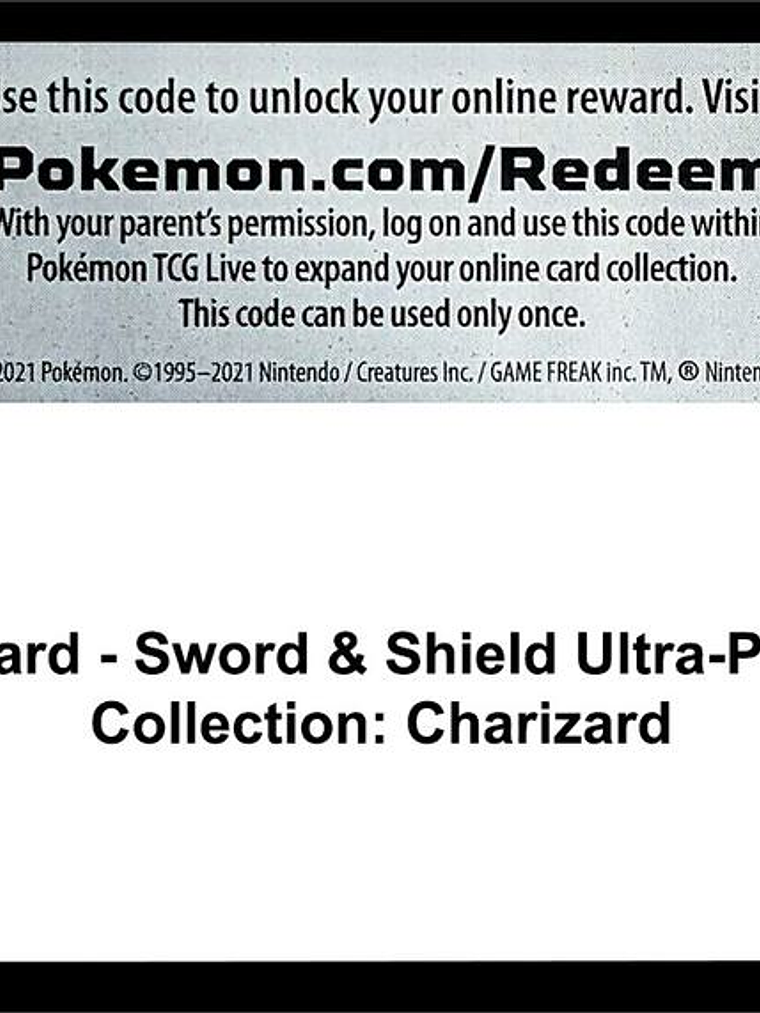 Code Card - Sword & Shield Ultra-Premium Collection: Charizard 1