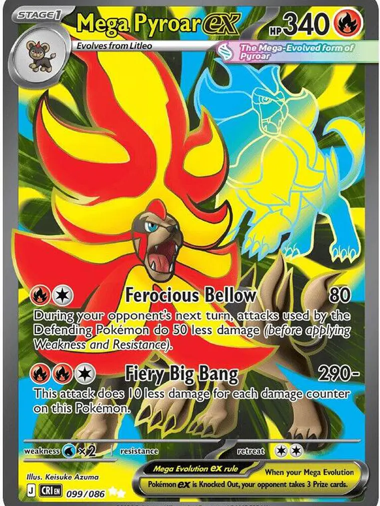 Mega Pyroar ex - 099/086 #099 1