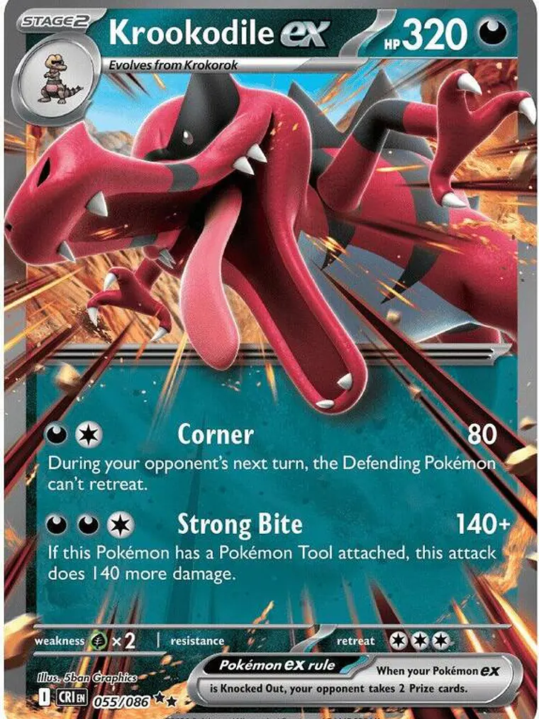 Krookodile ex #055 1