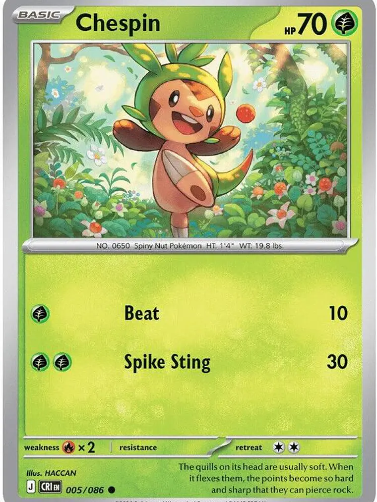 Chespin - 005/086 #005 1