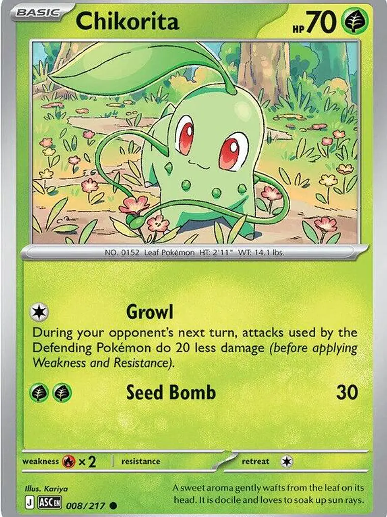 Chikorita (Cosmos Holo) #008 1