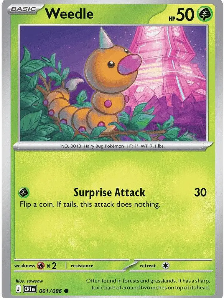 Weedle #001 1