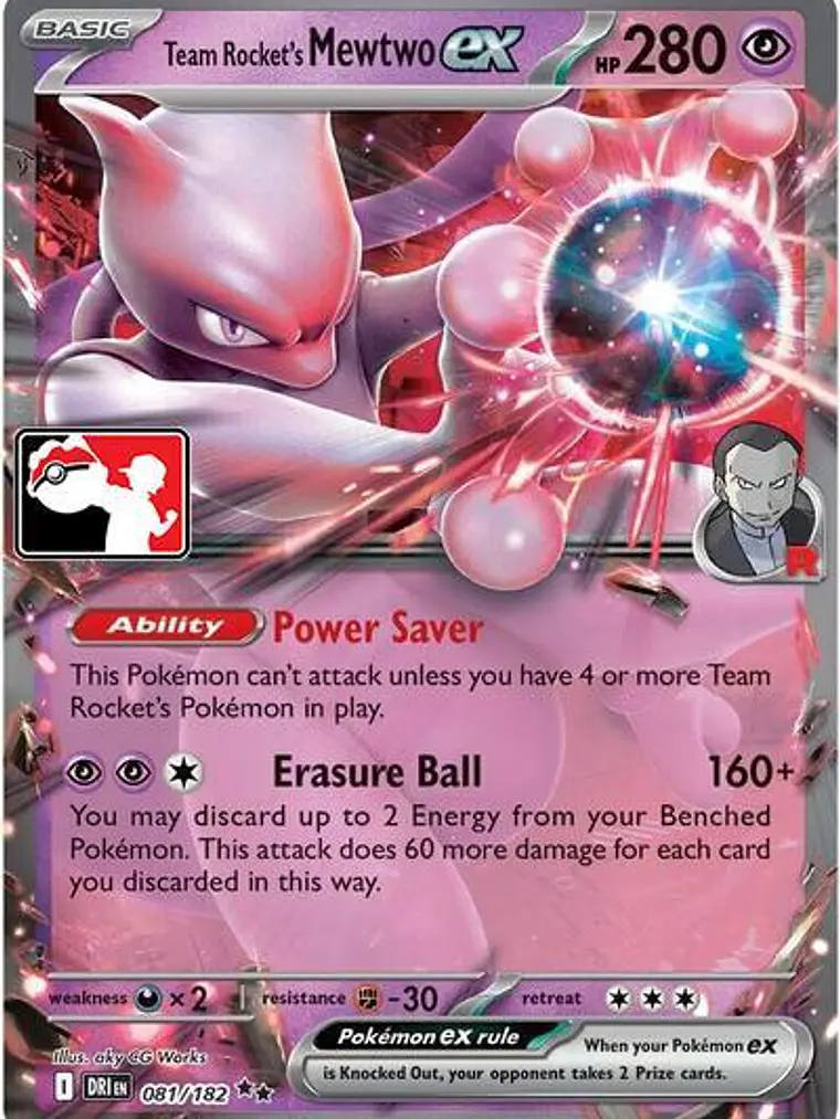 Team Rocket's Mewtwo ex #081 1