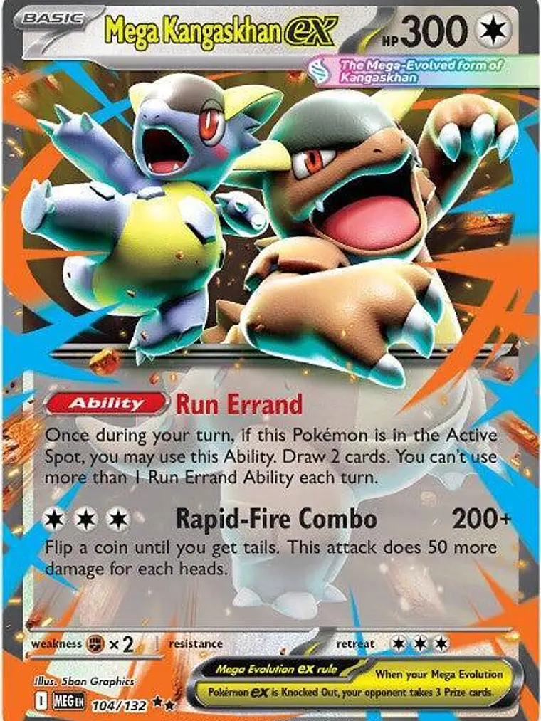 Mega Kangaskhan ex (Prize Pack) #104 1