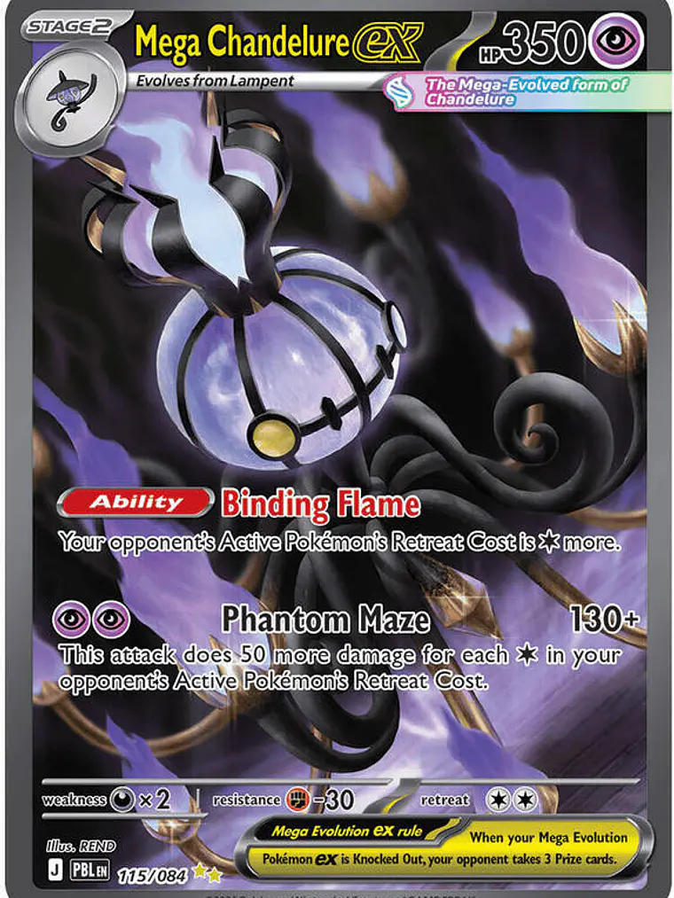 Mega Chandelure ex #115 1