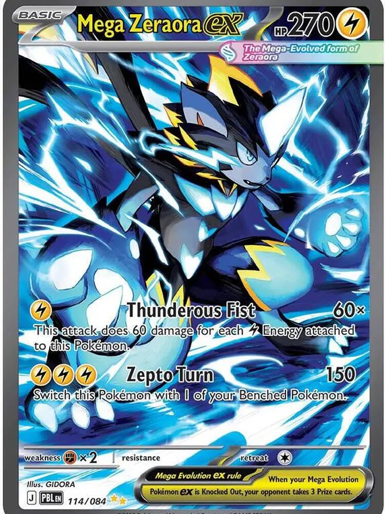 Mega Zeraora ex #114 1