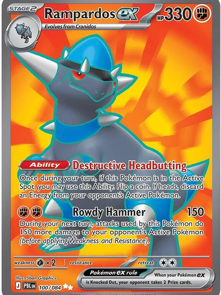 Rampardos ex #100 1