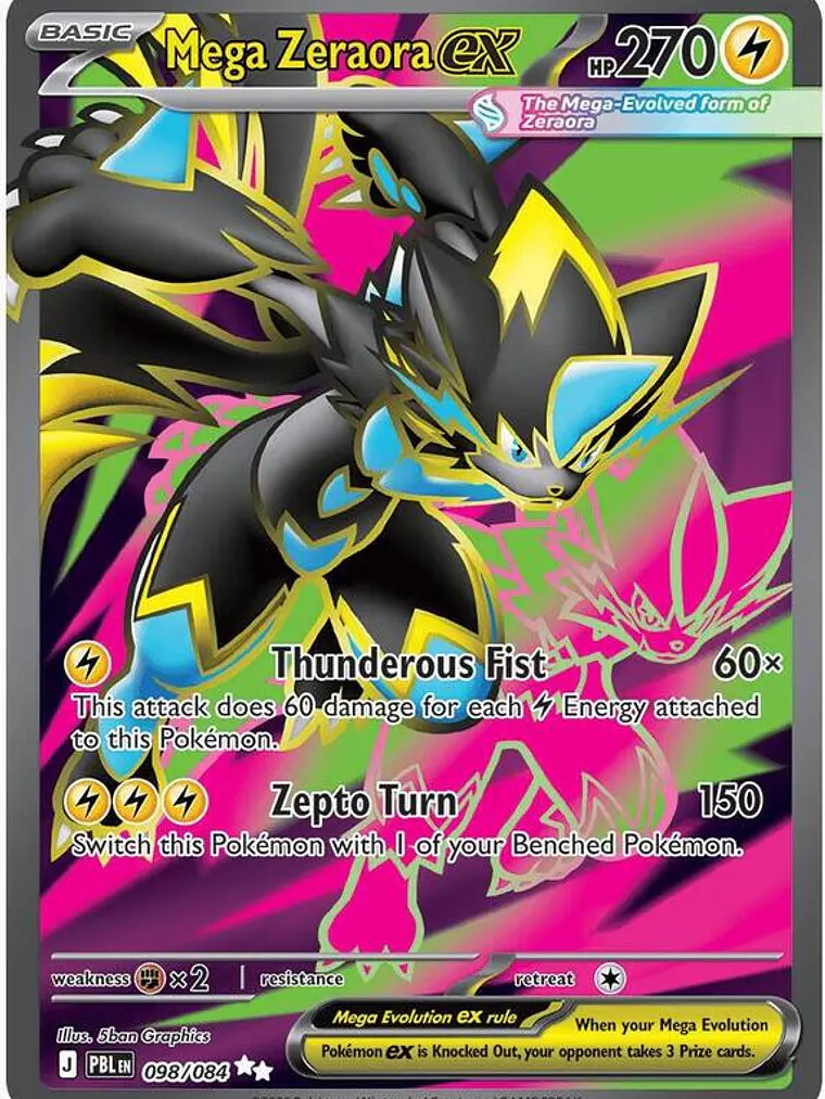 Mega Zeraora ex #098 1