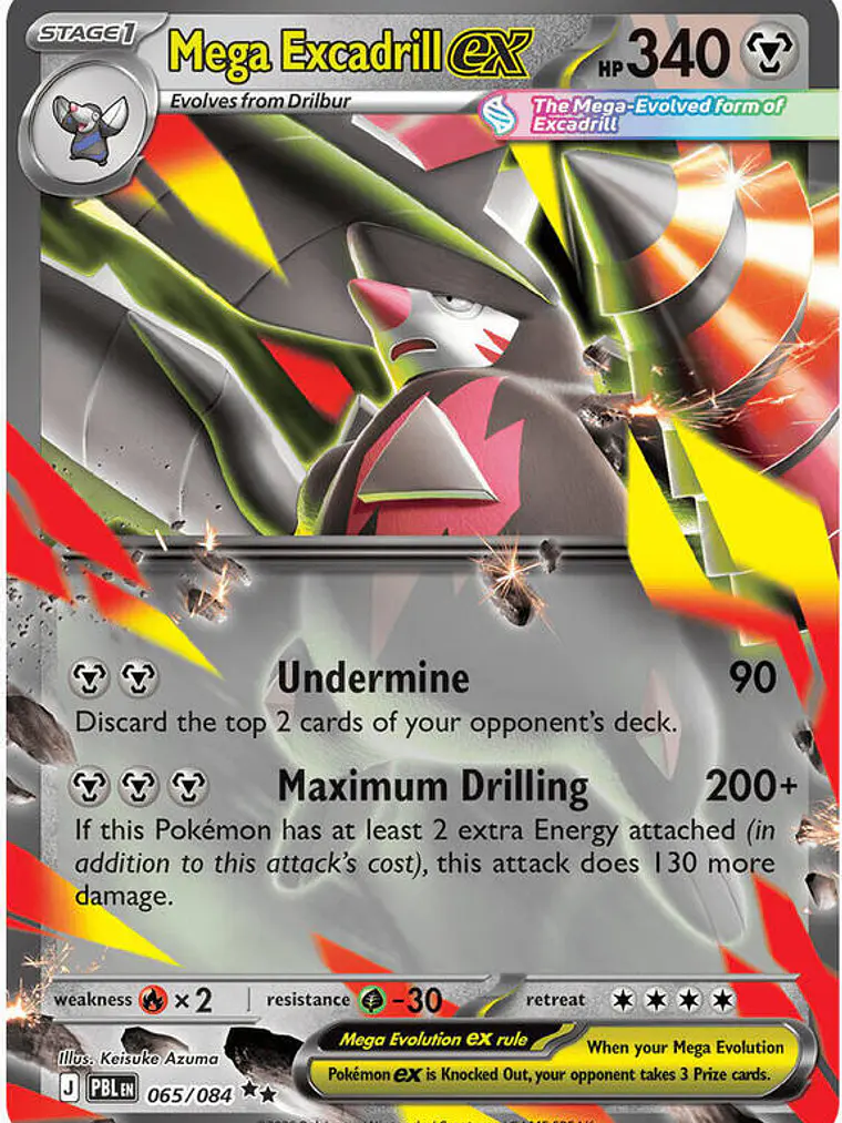 Mega Excadrill ex #065 1