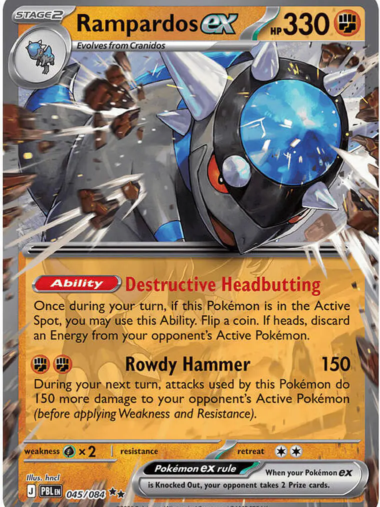 Rampardos ex #045 1