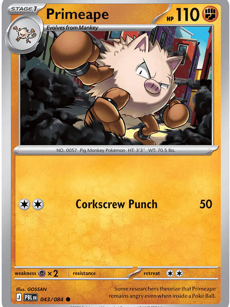Primeape #043 1